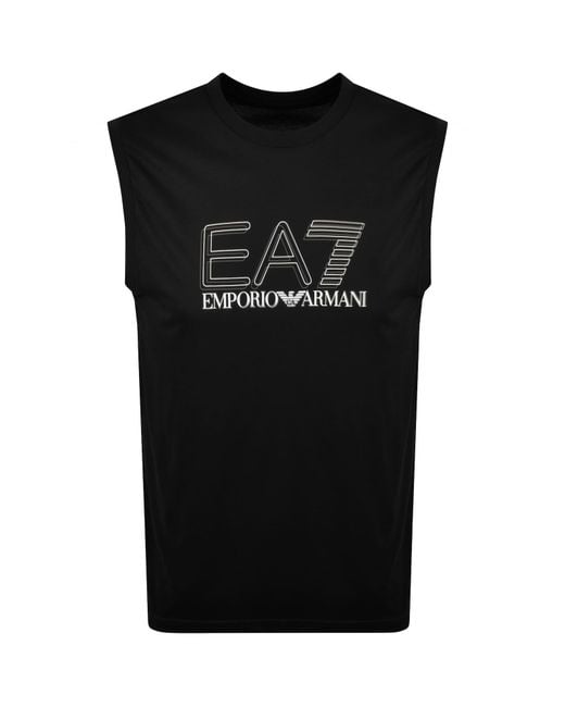 EA7 Black Emporio Armani Train Visibility Vest for men
