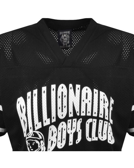 BBCICECREAM Black Mesh Football T Shirt for men