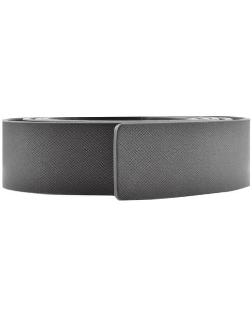 Armani Gray Emporio Reversible Belt Gift Set for men