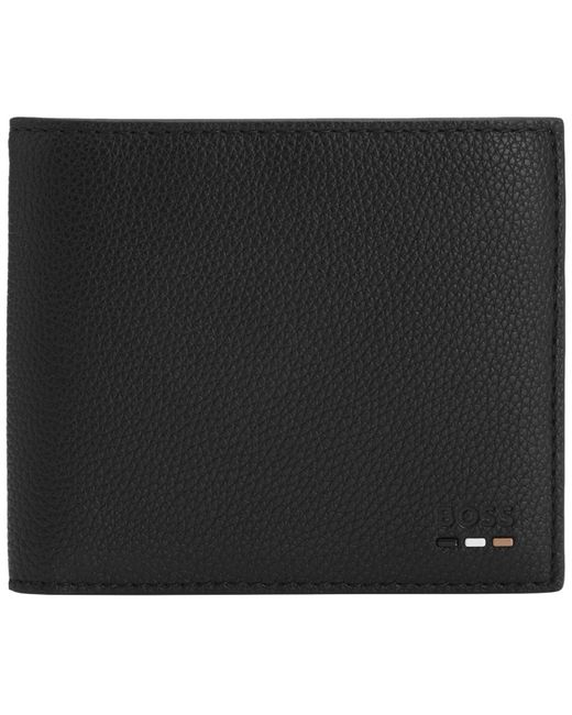 BOSS BUSINESS Black Boss Ray Folding Wallet for men