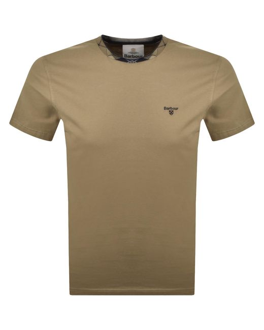 Barbour Green Stanford T Shirt for men