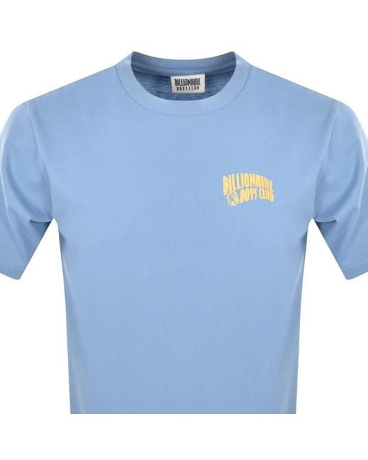 BBCICECREAM Blue Small Arch Logo T Shirt for men