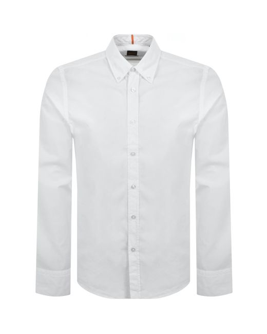 Boss White Boss Rickert Regular Fit Shirt for men