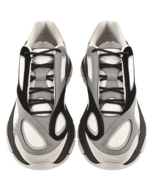 Mallet Black Orb Trainers for men