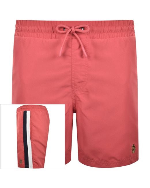 Luke 1977 Red Cabo San Swim Shorts for men