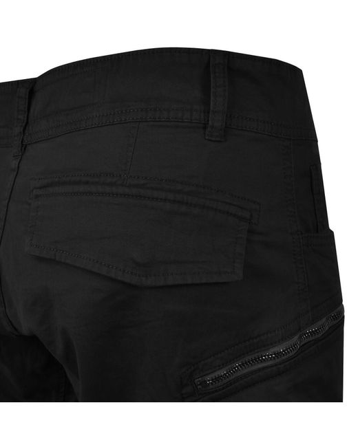 Replay Black Joe Cargo Trousers for men
