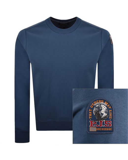 Parajumpers Blue K2 Sweatshirt True for men