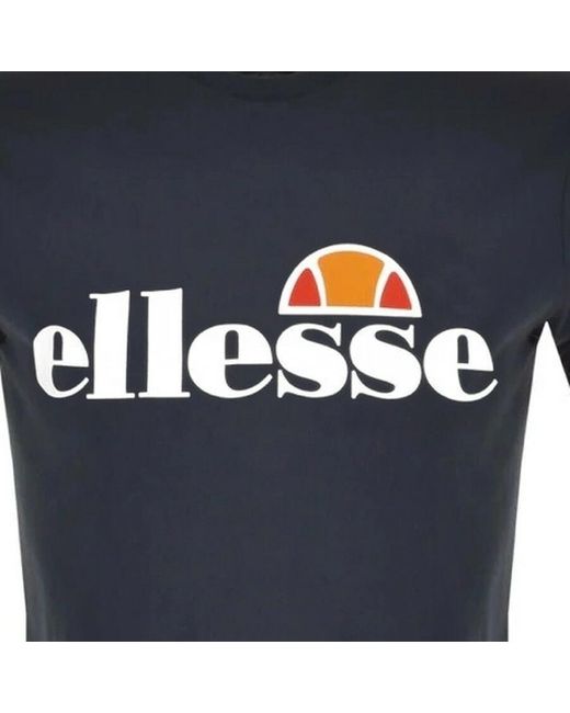 Ellesse Cotton Sl Prado Logo T Shirt in Navy (Blue) for Men | Lyst