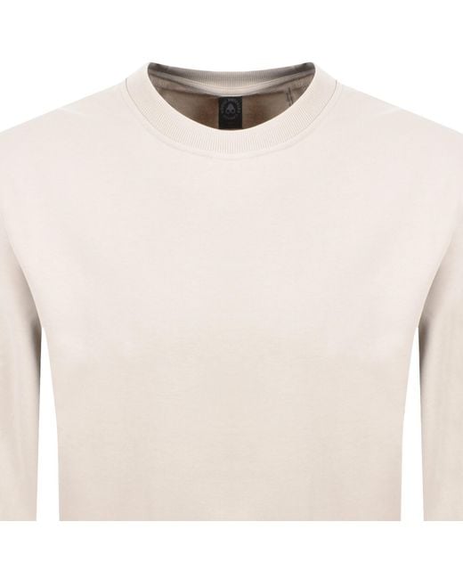 Moose Knuckles White Hartsfield Sweatshirt for men
