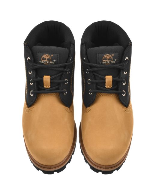 Timberland Black Mid Lace Chukka Boots for men