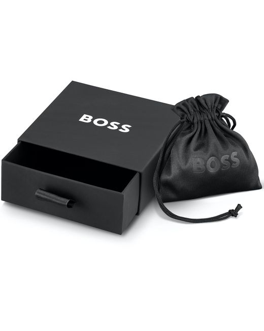 BOSS BUSINESS Metallic Boss Doran Braided Chain Bracelet for men