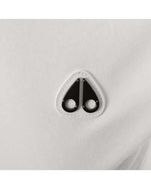 Moose Knuckles White Crescent T Shirt for men