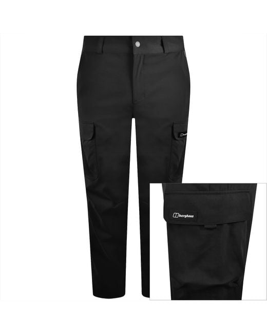 Berghaus Black Cargo Trousers for men