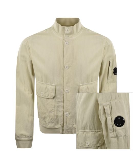 C P Company Green Cp Company Broken Twill Jacket for men