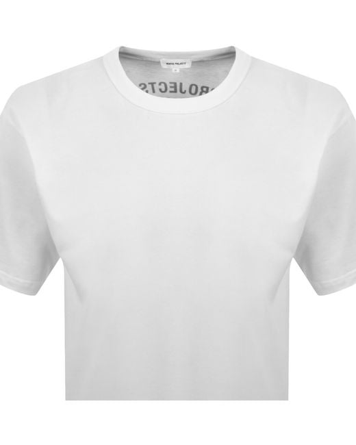 Norse Projects White Snekkersten Arch T Shirt for men
