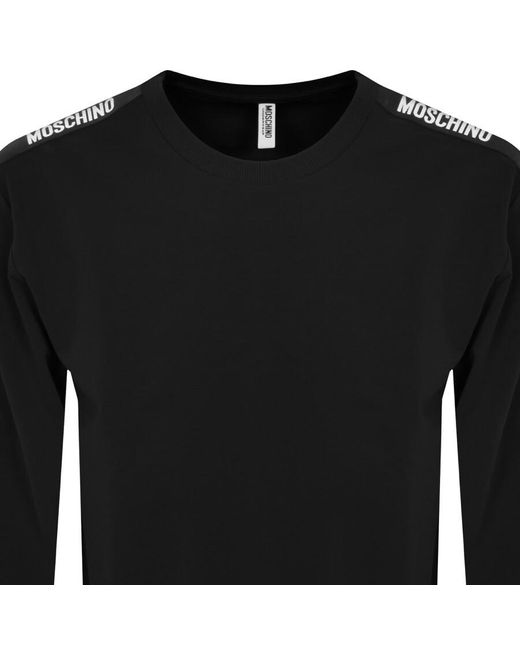 Moschino Black Tape Logo Sweatshirt for men