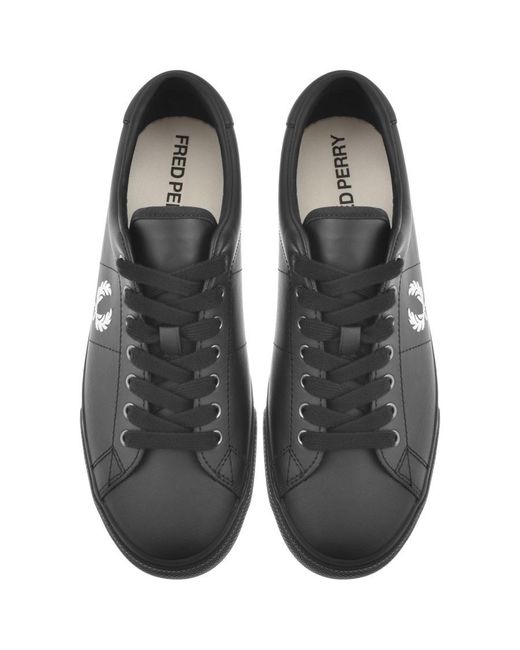 fred perry underspin leather trainers