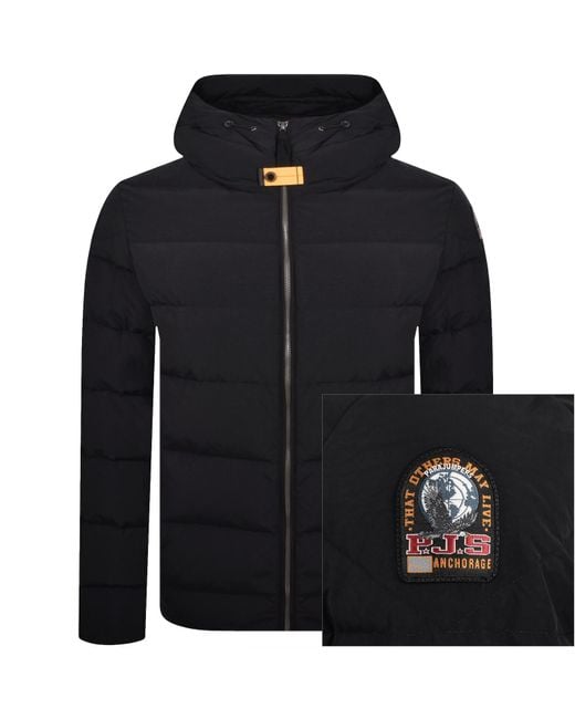 Parajumpers Black Cassian Jacket for men