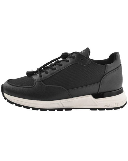 Mallet Black Popham Lite Trainers for men