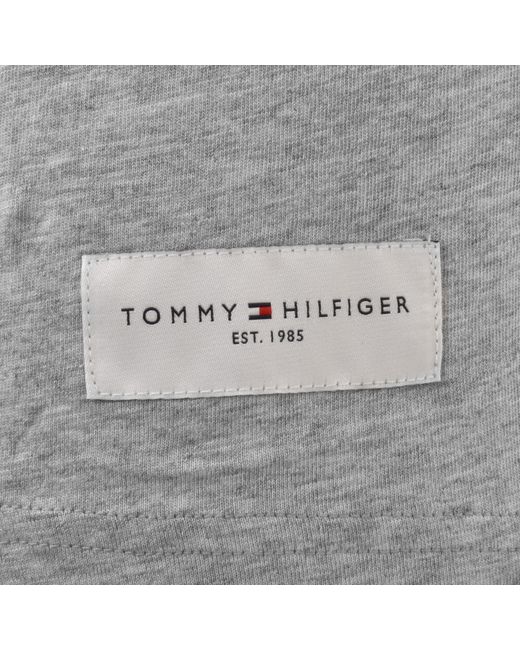 Tommy Hilfiger Gray Logo T Shirt for men