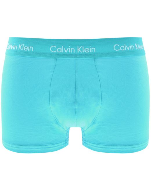 Calvin Klein Green Underwear 5 Pack Trunks for men