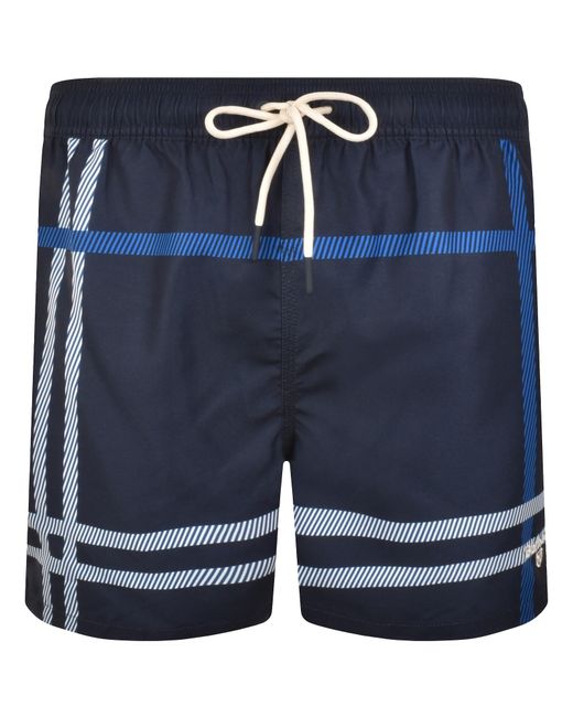 Barbour Blue Twain Swim Shorts for men