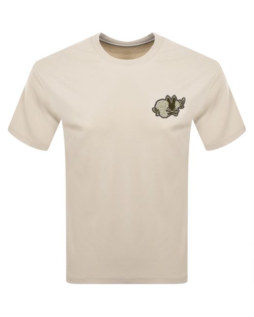 Psycho Bunny Natural Auguste T Shirt for men