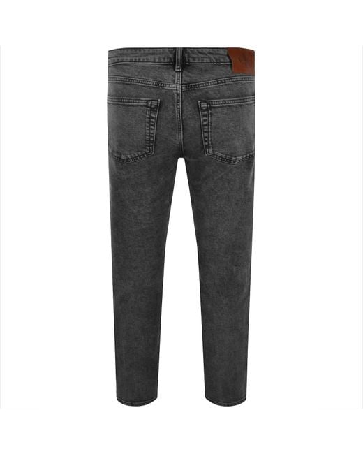 Calvin Klein Gray Jeans Slim Taper Fit Jeans for men