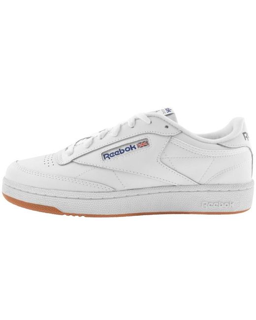 Reebok White Classic Leather Trainers for men