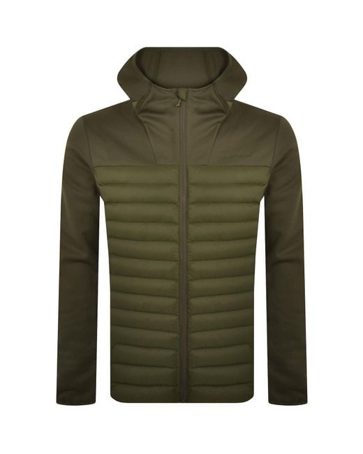 Berghaus Green Vaskye Hooded Hybrid Jacket for men