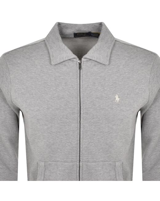 Ralph Lauren Gray Full Zip Sweatshirt for men