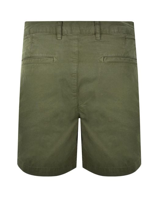 Belstaff Green Rally Shorts Dark Surplus for men