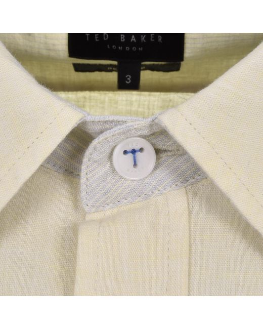 Ted Baker Gray Regular Ombre Long Sleeve Shirt for men