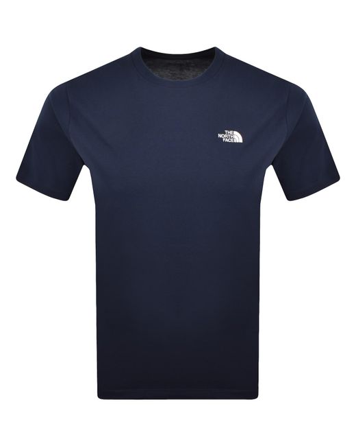 The North Face Blue Evolution Dome T Shirt for men