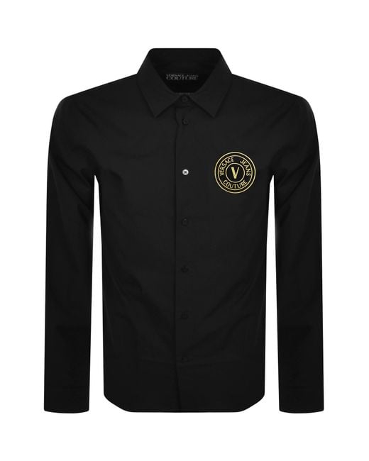 Versace Jeans Black Couture Slim Fit Shirt for men