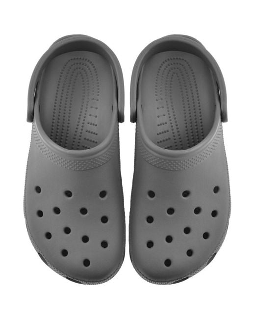 CROCSTM Gray Classic Clogs Slate for men