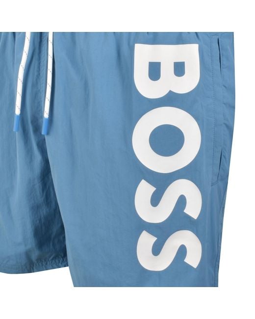 BOSS BUSINESS Blue Boss Octopus Swim Shorts Aqua for men