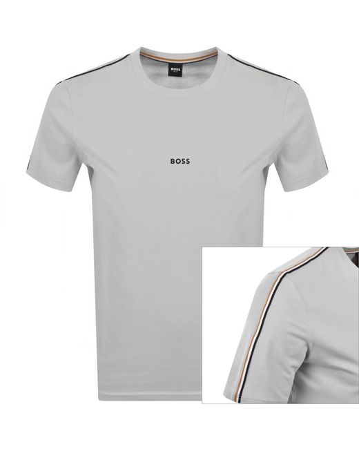 BOSS BUSINESS Gray Boss Unique T Shirt Light for men