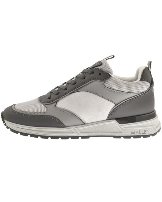 Mallet Gray Bethnal Trainers Dark for men