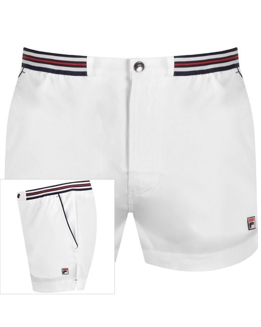 Fila White Hightide 4 Shorts for men