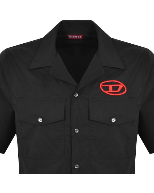 DIESEL Black Short Sleeve Mac 22 B Shirt for men