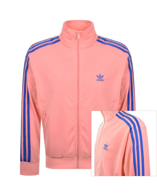 Adidas Originals Pink Firebird Track Top for men