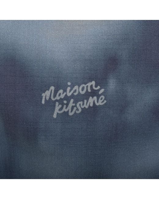 Maison Kitsuné Blue Resort Shirt for men