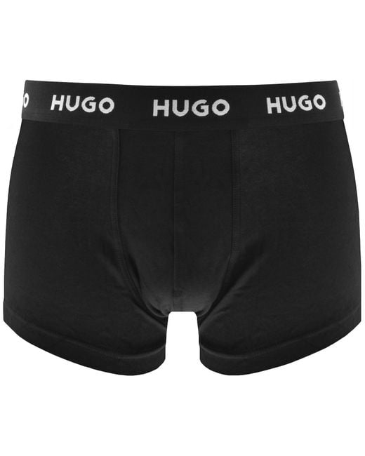 HUGO Black 3 Pack Trunks for men