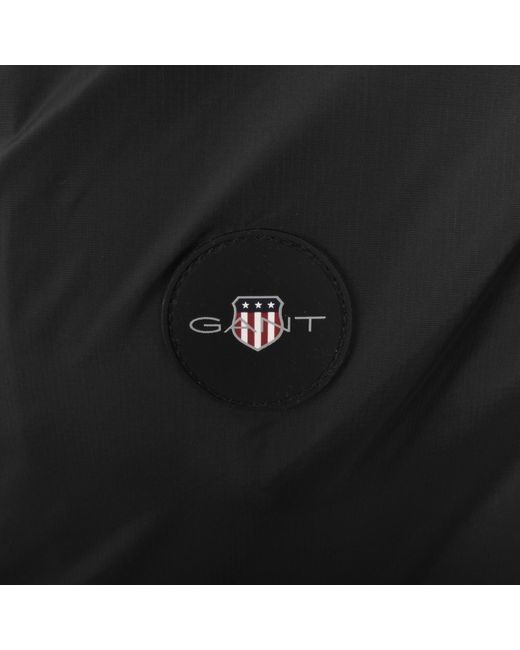 Gant Black Packable Windbreaker for men