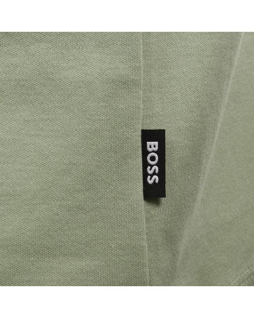 BOSS BUSINESS Green Boss H Parlay 49 Polo for men