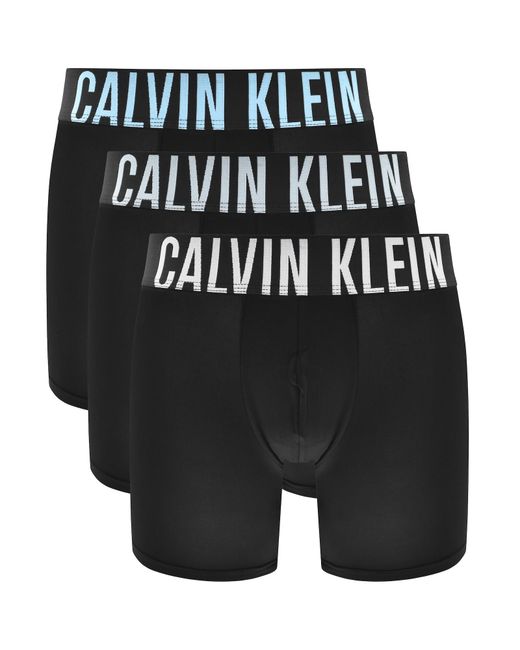 Calvin Klein Black Underwear 3 Pack Boxer Briefs for men