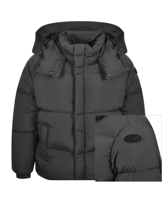 DIESEL Black W Rolfys Jacket for men