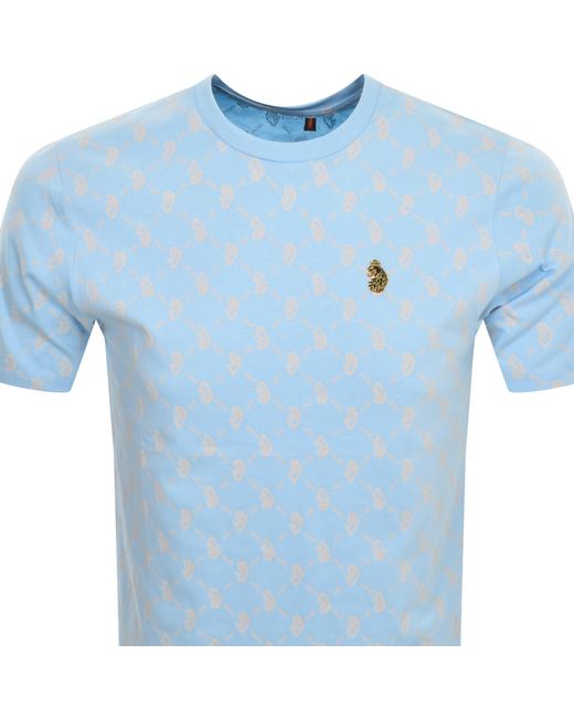 Luke 1977 Blue Lineker T Shirt for men