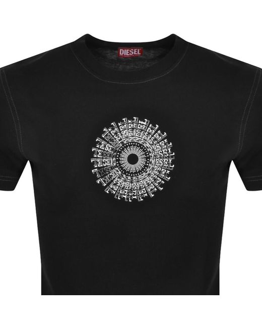 DIESEL Black T Diego K71 T Shirt for men
